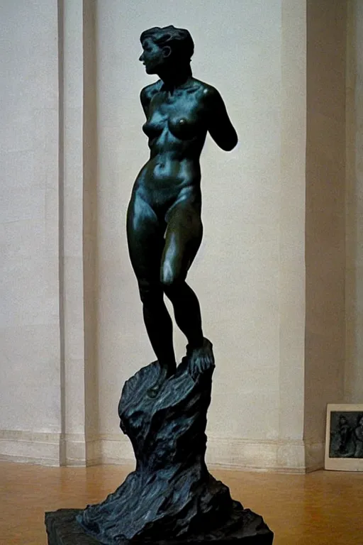 Image similar to sculpture of the victory Women by auguste rodin