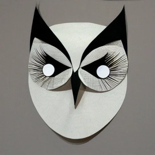 Image similar to design for an owl mask