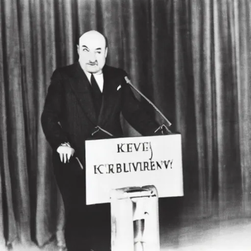 Prompt: kevin o'leary speech in nuremberg 1 9 3 5