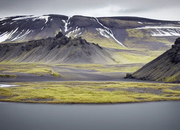 Prompt: an icelandic landscape, hyper - realistic