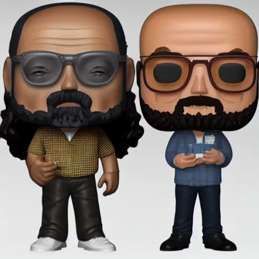 Image similar to Hank from Breaking bad as a funko pop, ultra high detail, realistic.