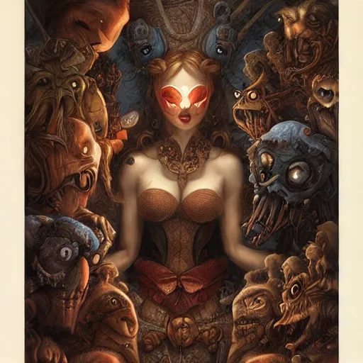 Image similar to eyes wide shut by justin gerard, deviantart