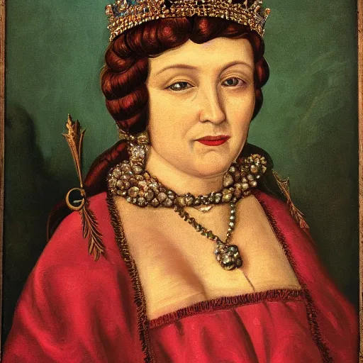 Prompt: portrait of queen Veronica