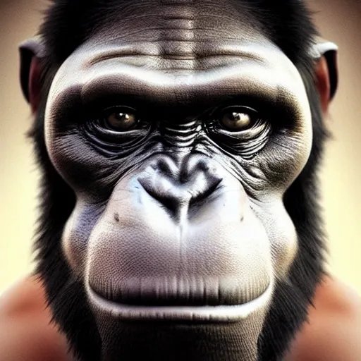 Image similar to “bored ape, UHD, hyperrealistic render, 4k, highly detailed, artstation”