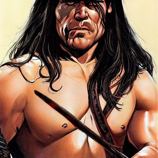 Image similar to Conan the Barbarian by Phil Noto