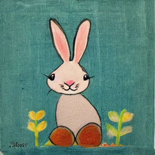 Image similar to a rabbit in the style of ms echer