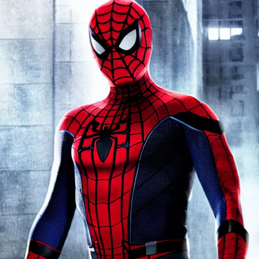 Image similar to Norman Reedus as spiderman, high resolution photo,