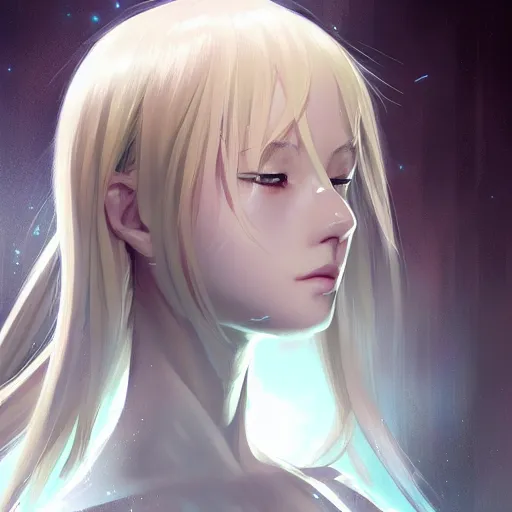 Prompt: sci-fi portrait of Victor Nikiforov anime character, elegant, highly detailed, digital painting, artstation, upper body, concept art, smooth, sharp focus, illustration, art by artgerm and greg rutkowski