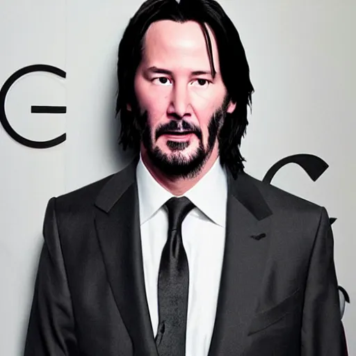 Image similar to Keanu Reeves plays Minecraft