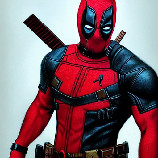 Prompt: deadpool digital art realistic ultra detailed art by greg rutkowski deviantart