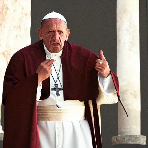 Prompt: danny trejo as the pope