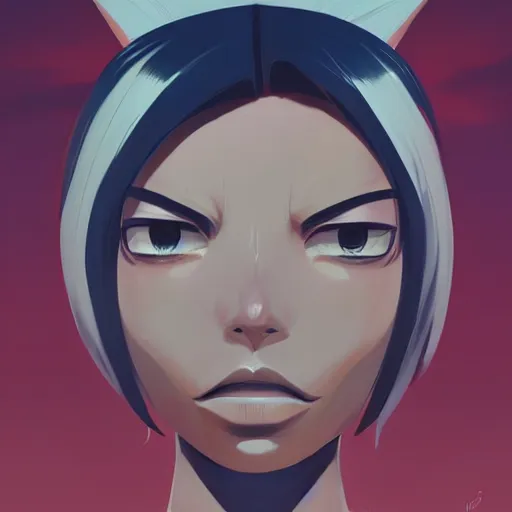 Image similar to face icon stylized minimalist bleach, loftis, cory behance hd by jesper ejsing, by rhads, makoto shinkai and lois van baarle, ilya kuvshinov, rossdraws global illumination