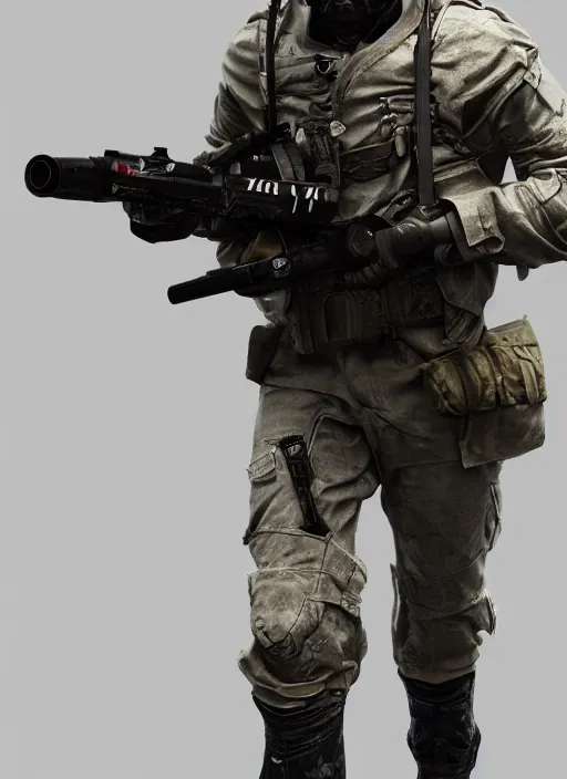 Image similar to war soldier, high developed equipment, futuristic, vicious, ultra realistic, Artstation , 8K resolution, film grain,