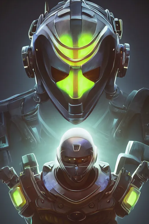 Image similar to epic mask helmet robot ninja portrait stylized as fornite style game design fanart by concept artist gervasio canda, behance hd by jesper ejsing, by rhads, makoto shinkai and lois van baarle, ilya kuvshinov, rossdraws global illumination radiating a glowing aura global illumination ray tracing hdr render in unreal engine 5