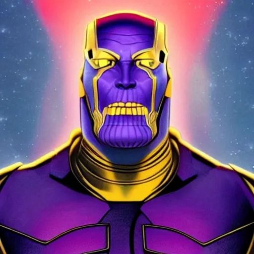 Prompt: a portrait of elon musk as thanos, the pixar adaptation,