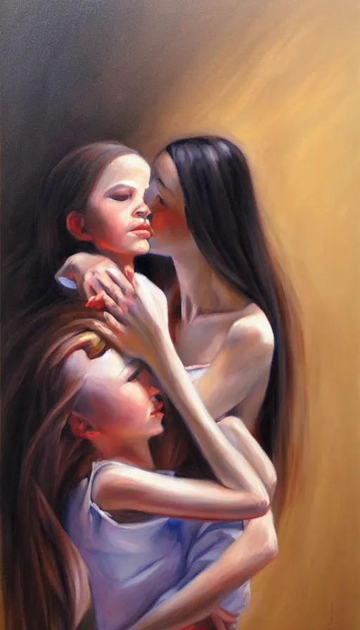 Image similar to the two complementary forces that make up all aspects and phenomena of life, by Emilia Wilk