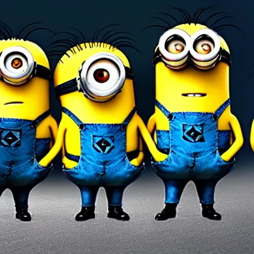 Image similar to minions as k - pop