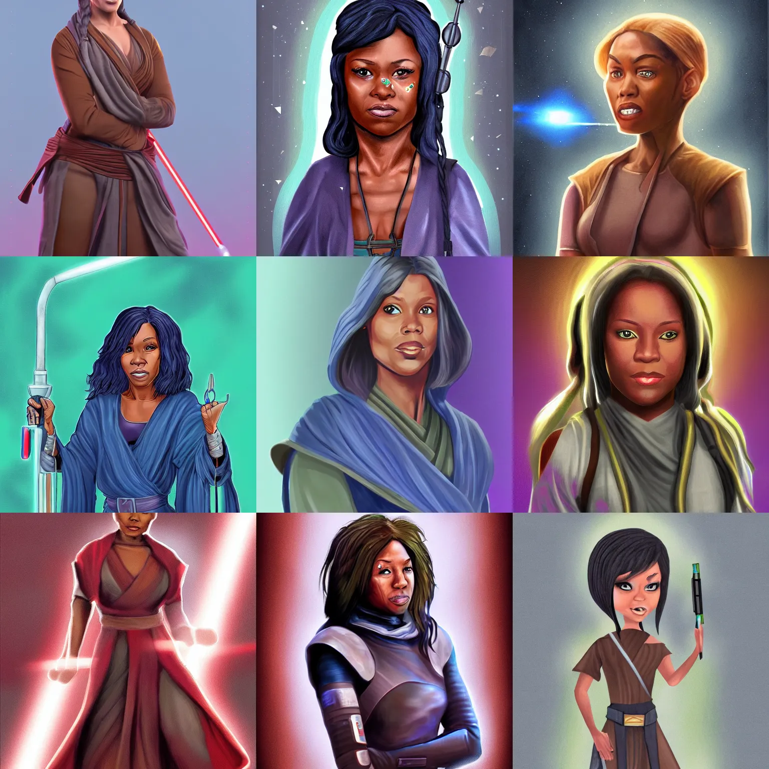 female jedi padawan