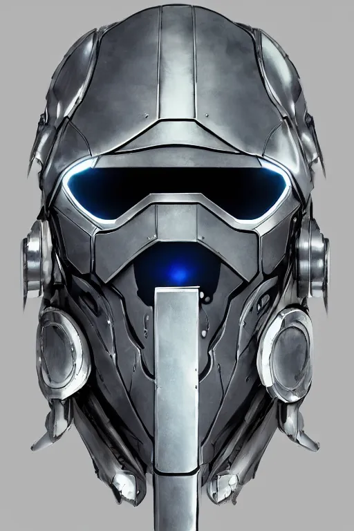 Image similar to cyber cyborg ninja mask helmet metal gear solid artic suit swat commando, global illumination ray tracing hdr fanart arstation by sung choi and eric pfeiffer and gabriel garza and casper konefal, a spectacular view cinematic rays of sunlight comic book illustration, by john kirby