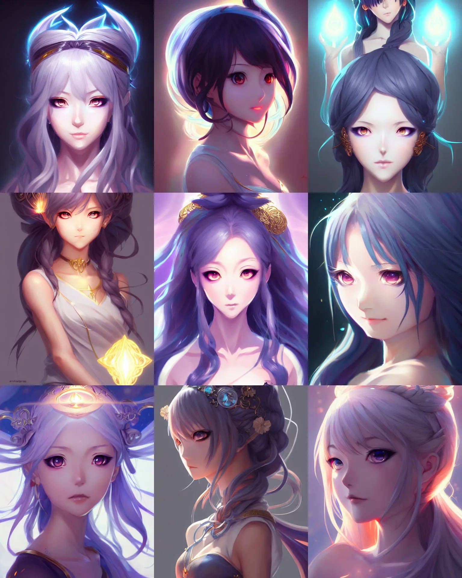Prompt: character concept art of an anime goddess of light and shadow | | cute - fine - face, pretty face, realistic shaded perfect face, fine details by artgerm, wlop, rossdraws, james jean, andrei riabovitchev, marc simonetti, and sakimichan, trending on artstation