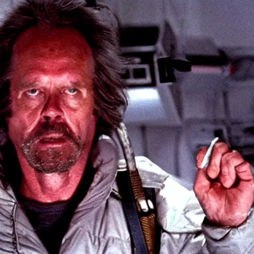 Prompt: still from John Carpenter’s The Thing (1982)