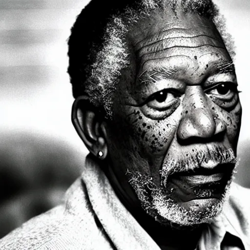 Prompt: “Morgan Freeman as an ancient wizard, photo, sharp focus, high detailed, 8k”