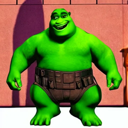 Image similar to agent shrek