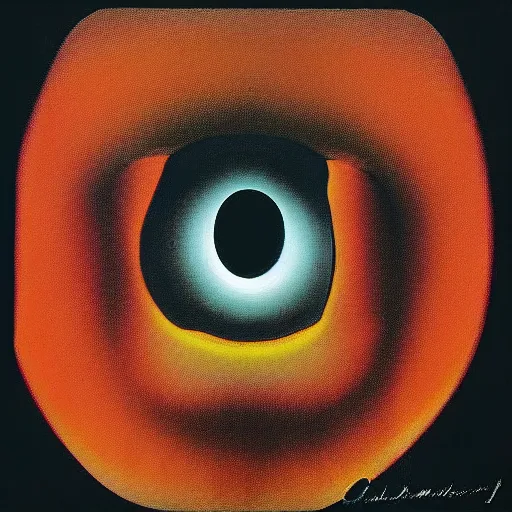 Image similar to eye hologram by oskar schlemmer