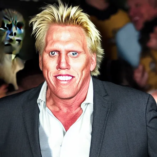 Image similar to gary busey as bigfoot