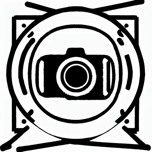 Image similar to a illustration of a icon in the shape of camera