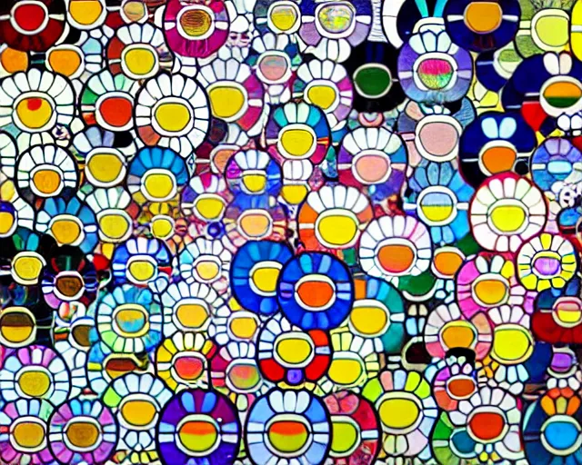 Image similar to artwork by takashi murakami