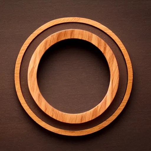 Image similar to camera lens aperture blades made of walnut wood. minimal. dramatic lighting.