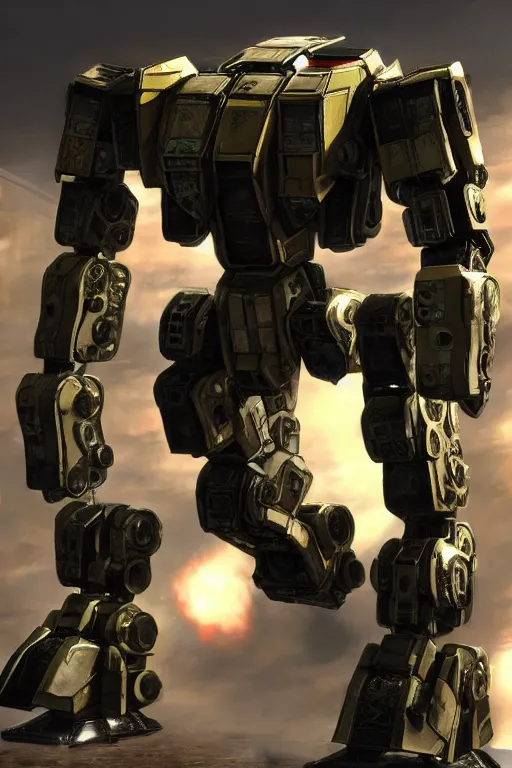 Image similar to cinematic still in mechwarrior _ 2, intricate ornate humanoid mecha warrior,