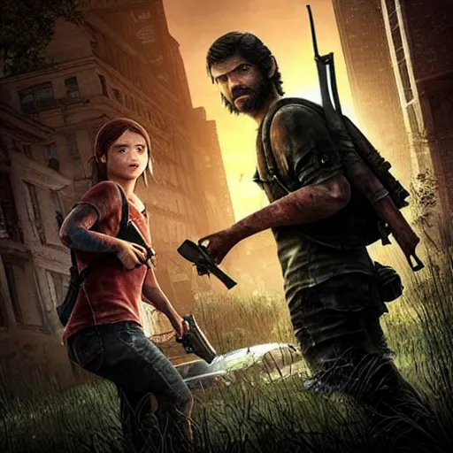 Prompt: last of us 2 movie poster