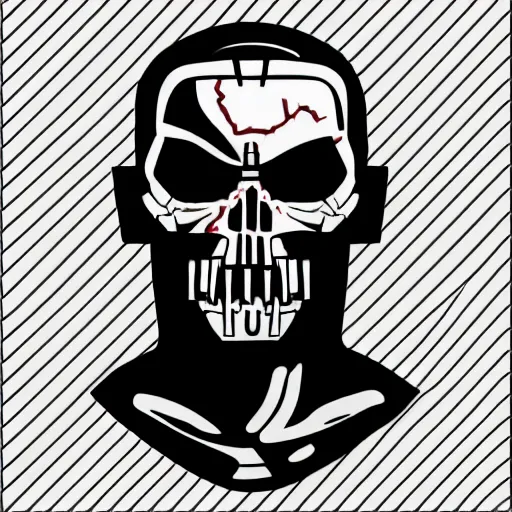 Image similar to face icon vector minimalist terminator salvation tomine, adrian