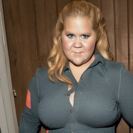 Prompt: Amy Schumer as a man