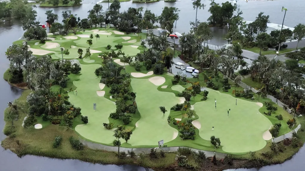 Image similar to police raid on a florida golf course extendable anise diorama