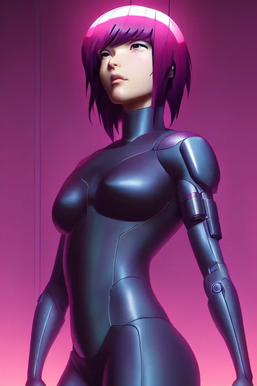 Image similar to weta disney pixar movie still portrait photo of ghost in the shell anime : : as motoko kusanagi by pixar : : by ilya kuvshinov, rossdraws, artgerm, maxim cover, octane render, 3 d, volumetric lighting, anti aliasing, raytracing : :