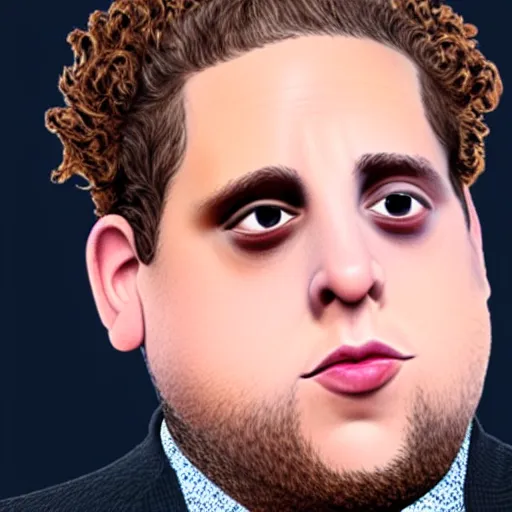Prompt: studio photo of jonah hill being annoyed rubbing his eyes with fingers, photorealistic, frame, 50mm
