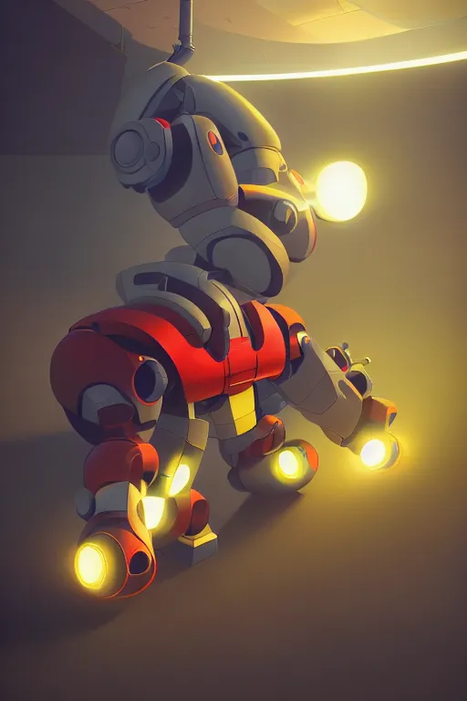 Image similar to metabots medabots medarotto medarot robot minimalist comics, behance hd by jesper ejsing, by rhads, makoto shinkai and lois van baarle, ilya kuvshinov, rossdraws global illumination ray tracing hdr radiating a glowing aura