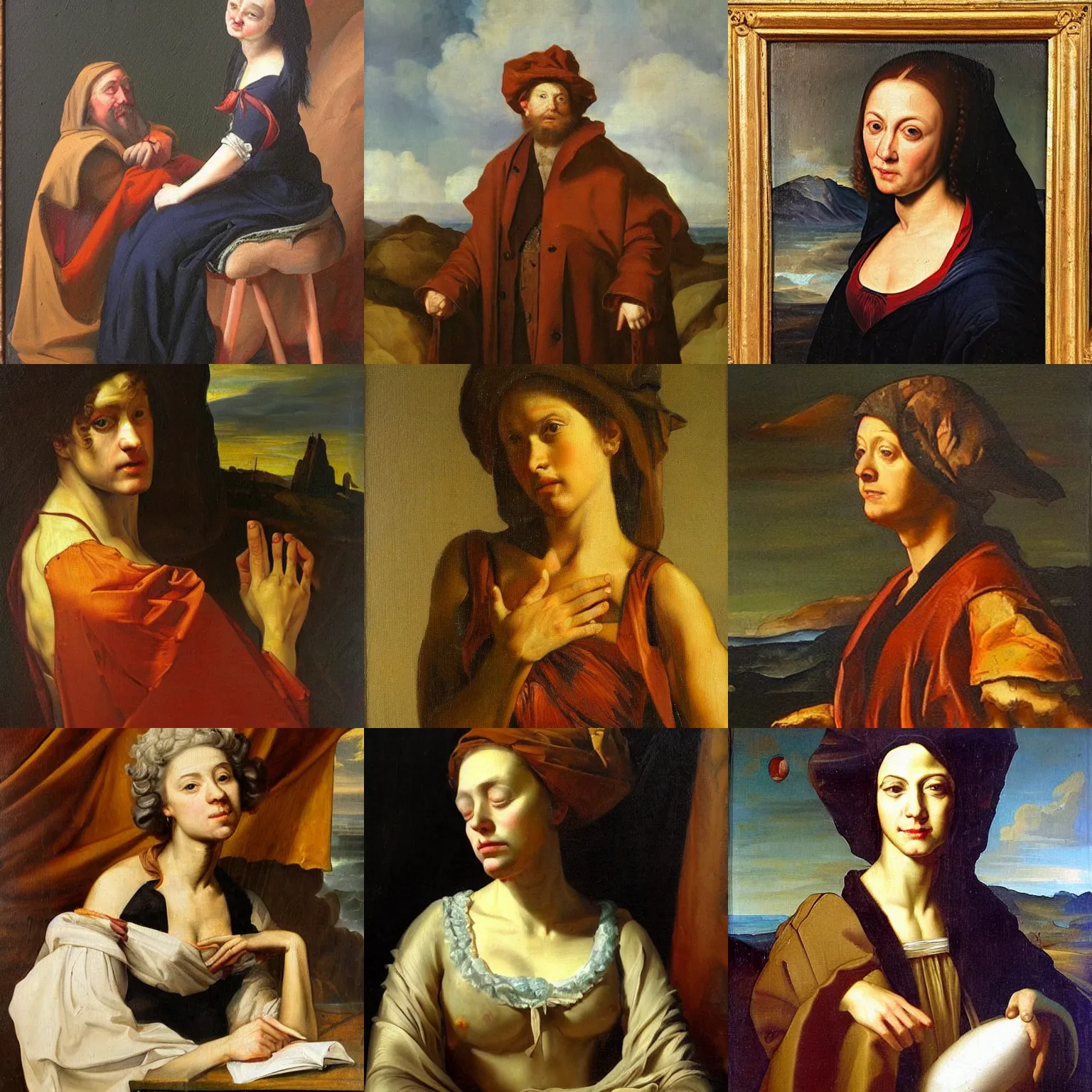 Prompt: Extreme Appreciation for the style of the old masters in the academic method of figurative oil painting