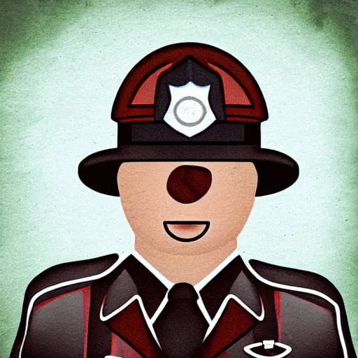 Image similar to “Donut police officer, digital art, 4k, award winning”