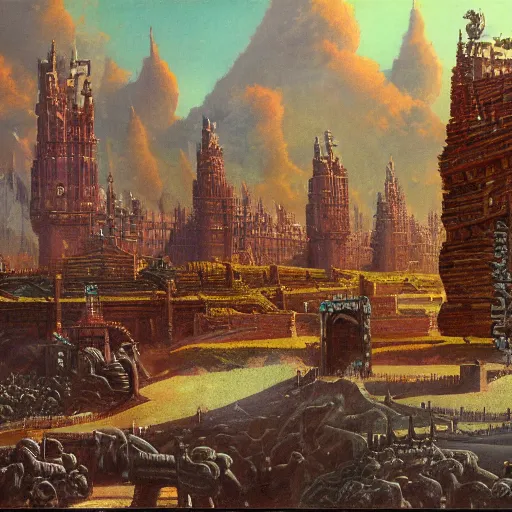 Prompt: menacing deeds of house medici, in the style of bruce pennington and jeff easley, 8 k resolution