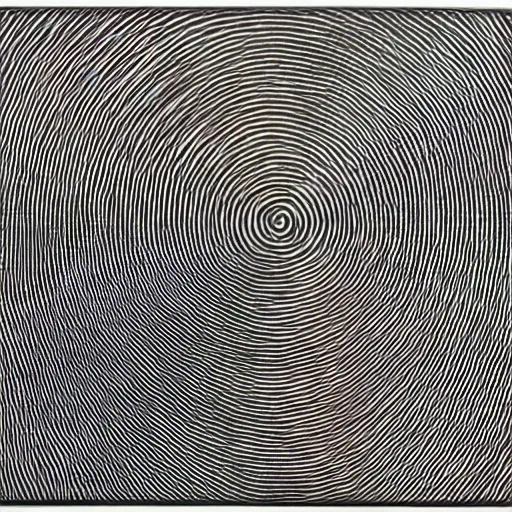 Image similar to ( dancers dancing dance ) curves ( black white red ) ( big circle ) bridget riley breathtaking piece museum of modern art new york