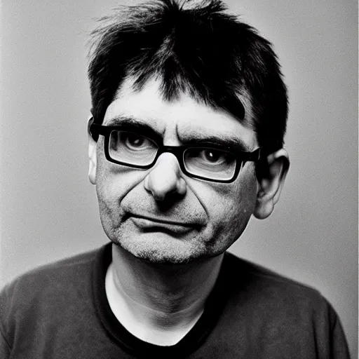 Image similar to steve albini, portrait, by richard avedon