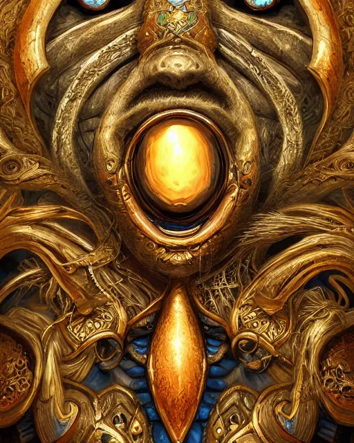 Image similar to close up of an amulet, fantasy, intricate, elegant, highly detailed, digital painting, artstation, concept art, smooth, sharp focus, illustration