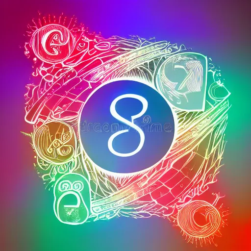 Image similar to holographic cosmos effect alphabet letter S vector illustration