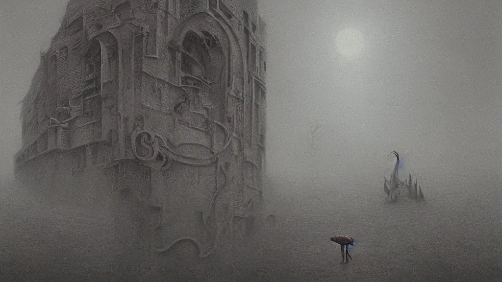 Prompt: dragon in the city of time by Zdzisław Beksiński, hyper detailed film still, cinematic