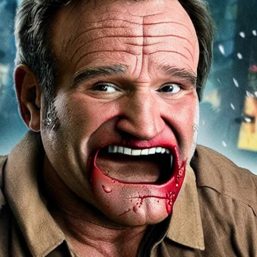 Image similar to zombie robin williams