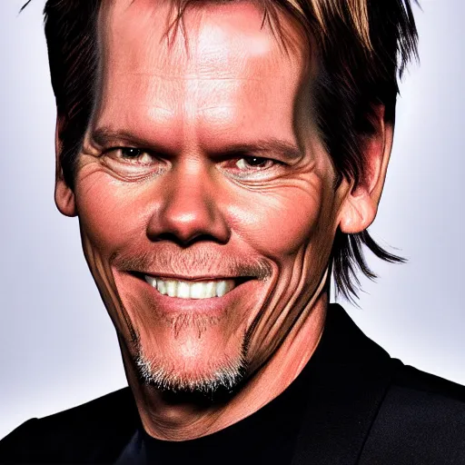 Prompt: kevin bacon, as a bacon rasher